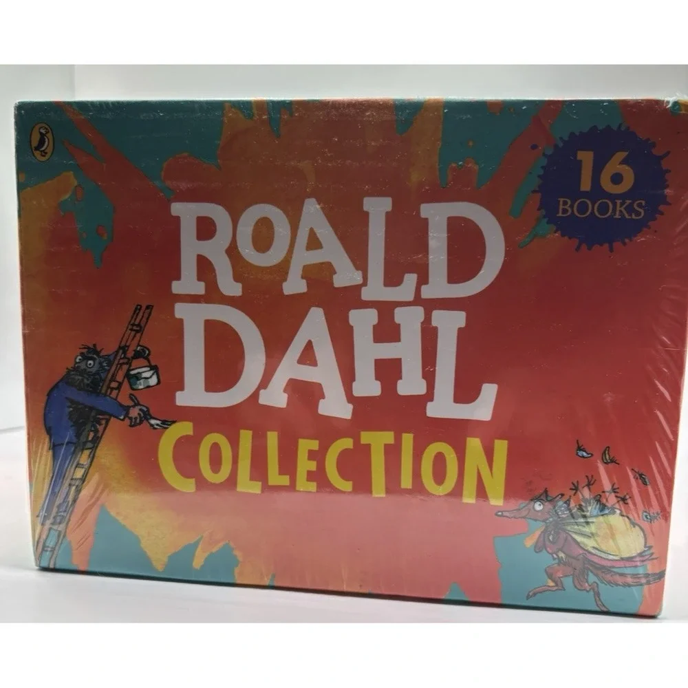 16 Book Boxset Roald Dahl Charlie & The Chocolate Factory Great Glass‎ Elevator